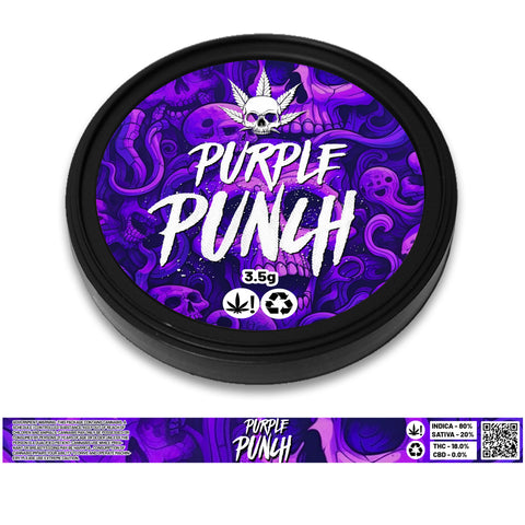 Purple Punch 100ml Tuna Tin Stickers (3.5g)