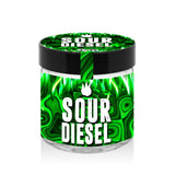 Sour Diesel 60ml Glass Jars Stickers (3.5g)