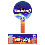 Falcon 9 120ml Glass Jars Stickers (7g)