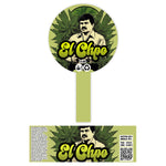 El Chapo 60ml Glass Jars Stickers (3.5g)