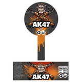 AK47 60ml Glass Jars Stickers (3.5g)