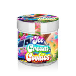 Ice Cream Cookies 60ml Glass Jars Stickers (3.5g)