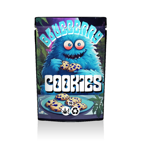 Blueberry Cookies Ready Made Mylar Bags (7g)