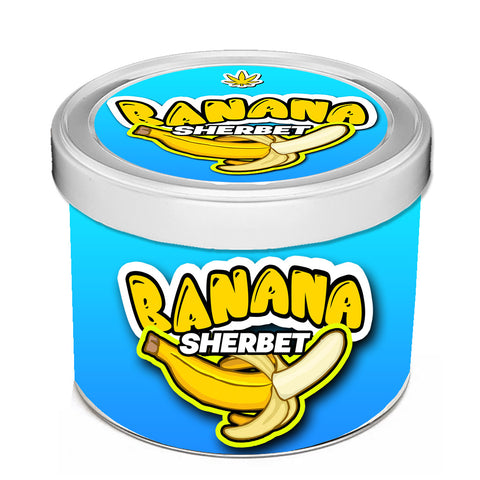 Banana Sherbet 200ml Tuna Tins (7g)