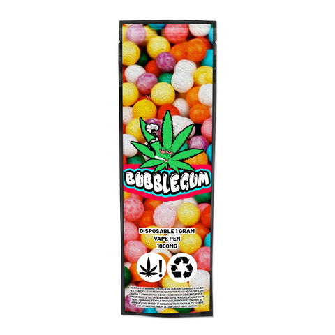 Bubblegum Disposable Vape Mylar Bags