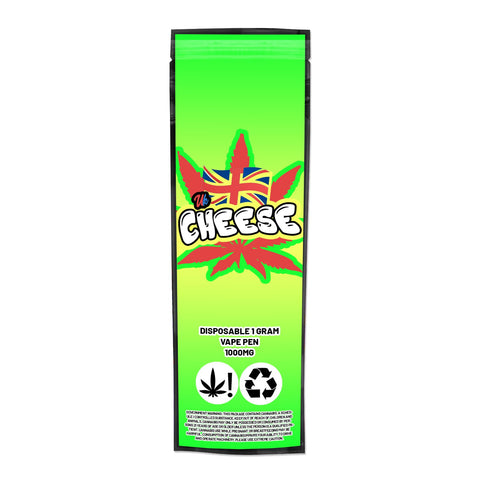 Cheese Disposable Vape Mylar Bags