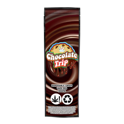 Chocolate Trip Disposable Vape Mylar Bags