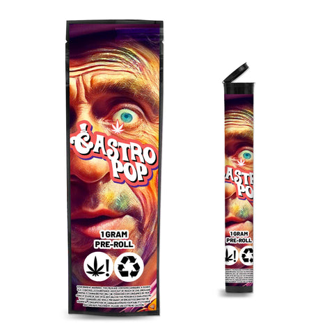 Gastro Pop Pre Roll Mylar & Pop Tops