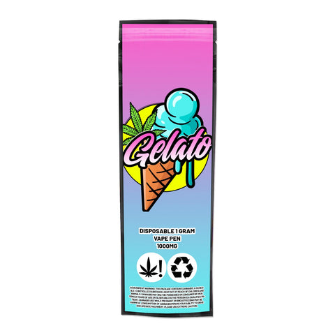 Gelato Disposable Vape Mylar Bags