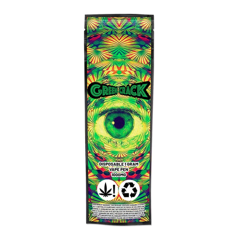 Green Crack Disposable Vape Mylar Bags