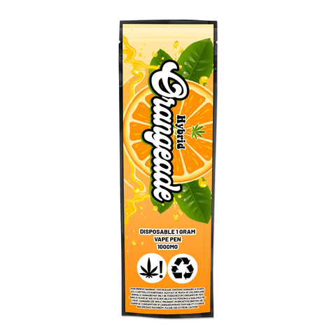 Orangeade Disposable Vape Mylar Bags