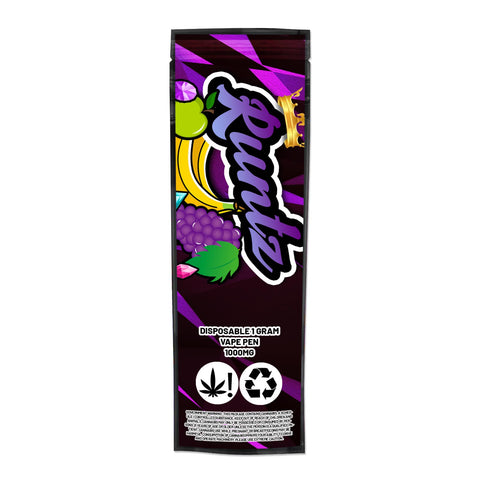 Runtz Disposable Vape Mylar Bags