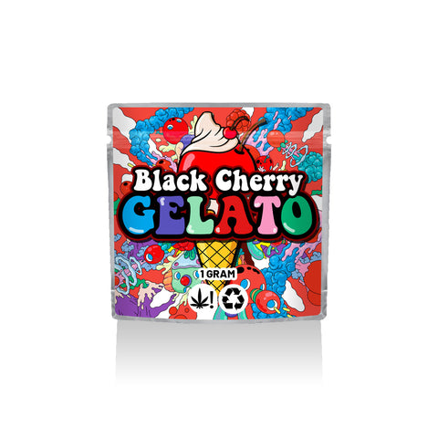 Black Cherry Gelato Ready Made Mylar Bags (1g)