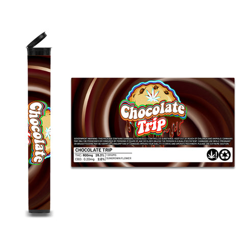 Chocolate Trip Pre Roll Pop Tops (1g)