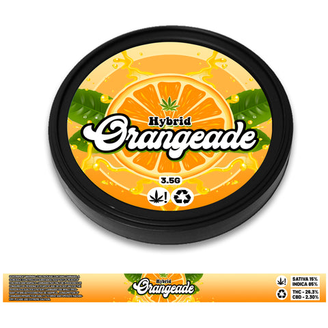Orangeade 100ml Tuna Tin Stickers (3.5g)