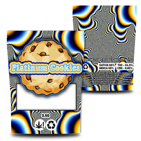 Platinum Cookies Direct Print Mylar Bags (3.5g)