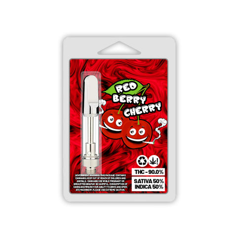 Red Berry Cherry Vape Cartridge Blister Pack