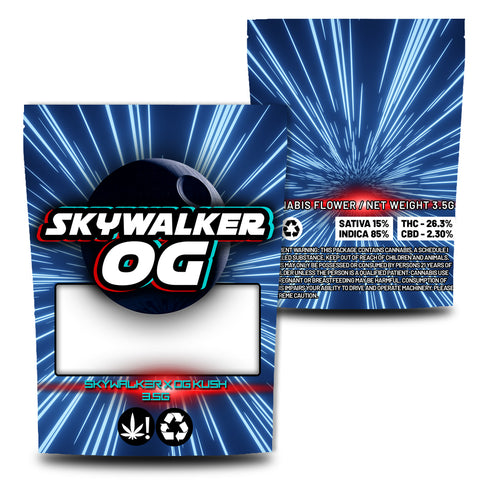 Skywalker OG Direct Print Mylar Bags (3.5g)