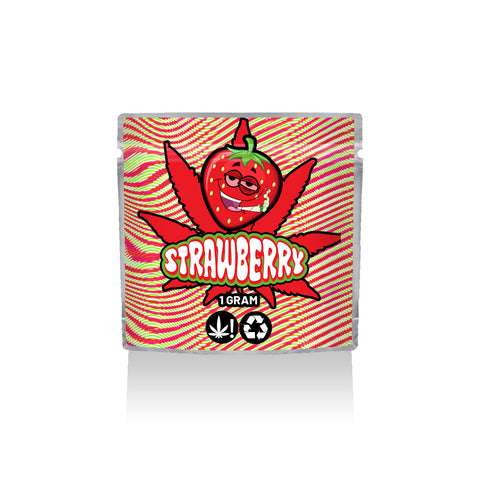 Strawberry Ready Made Mylar Bags (1g)