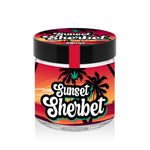 Sunset Sherbet 60ml Glass Jars Stickers (3.5g)