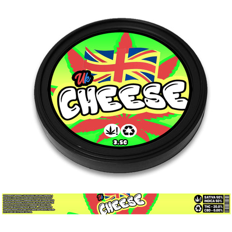 Cheese 100ml Tuna Tin Stickers (3.5g)