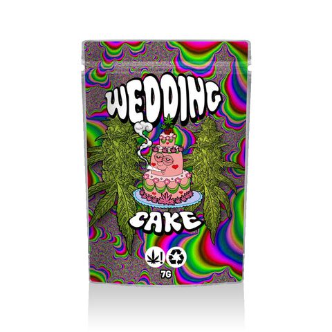 Wedding Cake Ready Made Mylar Bags (7g)
