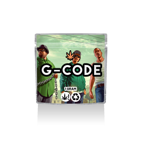 G-Code Ready Made Mylar Bags (1g)