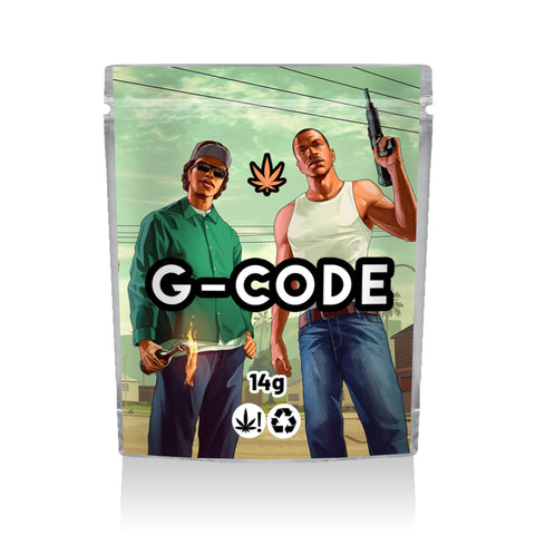 G-Code Ready Made Mylar Bags (14g)