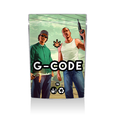 G-Code Ready Made Mylar Bags (7g)