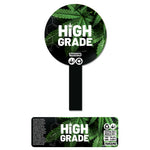 High Grade 120ml Glass Jars Stickers (7g)