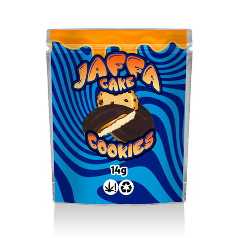 Jaffa Cake Cookies Ready Made Mylar Bags (14g)