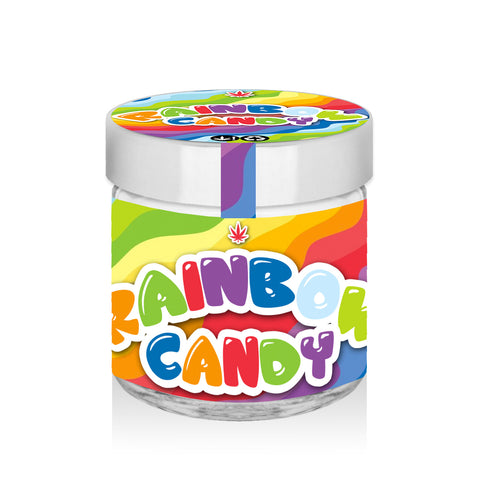 Rainbow Candy 60ml Glass Jars (3.5g)